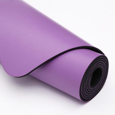 China Non Slip Hot Professional Custom Printed Eco Friendly Non Slip PU Natural Rubber Sweat Yoga Mat for sale