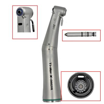 China With LED fiber optic dental equipment 20:1 implant handpiece low speed angle against with NSKs implant motor handpiece LED compatible / Oral surgery for sale