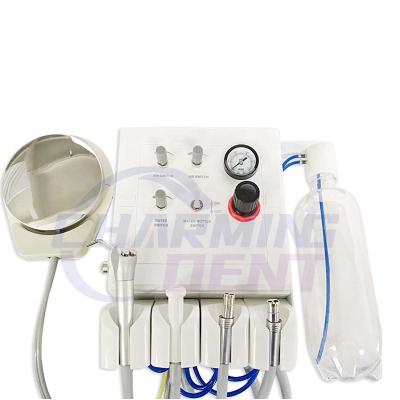 China Portable Dental Equipment Wall Mounted Turbine Wall Mounted Dental Unit With Suction Syringe /Lab Equipment Chair Unit Dental Turbine Machine for sale