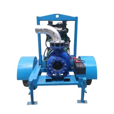 China Drinking Water Treatment Diesel Engine Centrifugal Water Pump For Field Irrigation for sale