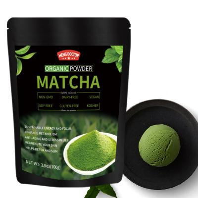 China High Quality Organic Instant Tea Powder Matcha Green Tea Powders 100% Pure Natural Ceremonial for sale