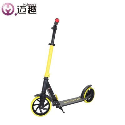 China Handlebar Height 100% Good-Material Adjustable Aluminum Kick Adults Folding Stunt Balancing Scooter for sale