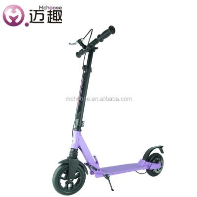 China 608Z +PU Aluminum Wheels Disc Brake Aluminum Folding 2 Stroke Gas Adult Wholesale Scooter for sale