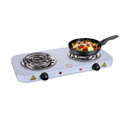 China Double Hot Plate Garage Portable Electric Hob Kitchen Electric Hot Plate for sale