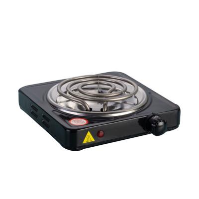 China 1000W Car Coil One Burner Single Spiral Portable Electric Hot Plate for sale