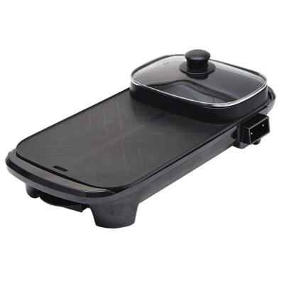 China Multifunctional Electric Grill Pan Roast Pan Bbq Grill Adjustable Size for sale