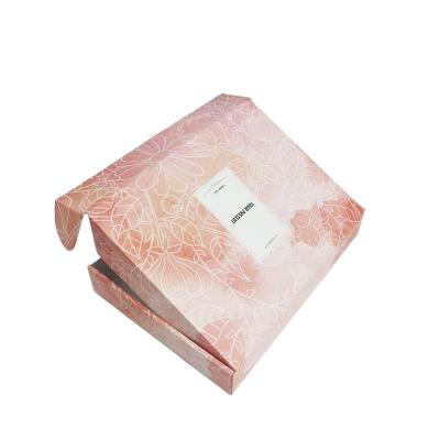 China Custom Eco Friendly Recycled Materials 4 Color Print Box Corrugated Paper Clothing Packaging Shipping Boxes for sale