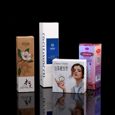 China Reused Custom Hanging Art Paper Packaging Box Red Color Printing Logo Customized Paper Box With Clear Window From Material Manufacturer for sale