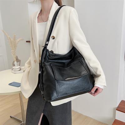 China Fashion Korean women's bag2022New fashionable style large capacity simple one-piece bag all-match shoulder bag tote bag dropshipping for sale