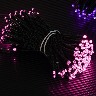 China Up-to-date Christmas/Holiday Custom Color and Length Garden Christmas Holidays LED Decorative Solar Christmas Lights for sale