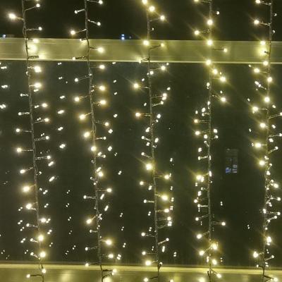 China Decorative Christmas Group String Lights / Firecracker 10m Rgb Led Christmas Garden Wholesale Holiday for sale