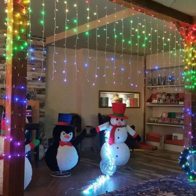 China Christmas / Holiday 2021 Outdoor Decorative LED With Lighting Holiday Christmas Curtain Light for sale