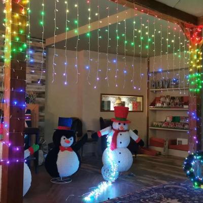 China China Wholesale Christmas/Holiday Led Neon Decorations Waterproof Outdoor Christmas Curtain Lights for sale