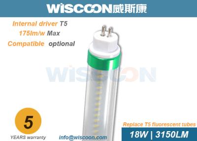 China Luz rotativa del tubo del casquillo los 4ft LED para el hospital, pernos del reemplazo G5 del tubo de T5 LED en venta