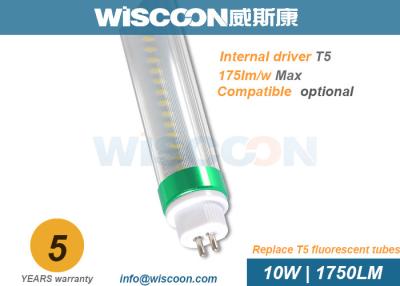 China Aluminum SMD2835 2ft LED Tube Light Rotatable Cap For Hospital , 5 Years Warranty for sale