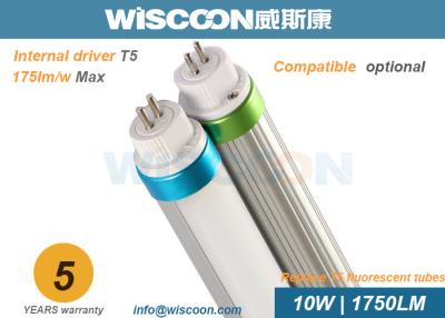 China High Power 10W 2ft LED Tube Light Beryl Capacitor 120 Lm/W For Household for sale