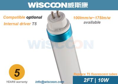 Chine Tubes 1750lm de rechange de 10 watts T5 LED avec le chapeau tournant, corps en aluminium à vendre