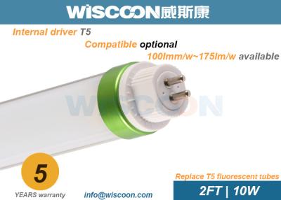 Chine Le bureau/hôtel 2 pieds a mené la lumière du tube T5, 1750lm le tube mené par G5 85-265V/AC à vendre