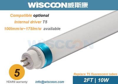 China 600 Mm T5 Replacement Bulbs Beryl Capacitor , LED T5 Light Bulbs For Railway Station for sale