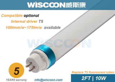 China 2 Leuchtstoff Leistung in Watt des Fuß-T 5 der Glühlampe-SMD2835 10, 5 Jahre Garantie- zu verkaufen