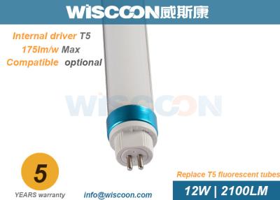 China Luz llevada delgada modificada para requisitos particulares del tubo blanco de la naturaleza de 12 vatios con la frecuencia 50-60Hz en venta