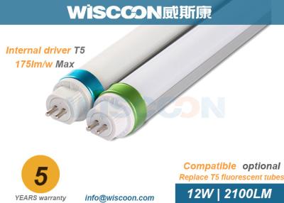 Chine 12 le tube fluorescent du watt T5 a mené le remplacement 170 Lm/W pour l'hôpital, service d'OEM/ODM à vendre