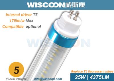 China El poder de 25 vatios el conductor del aislamiento de la luz del tubo de 5 pies, 175lm/W llevó los tubos del reemplazo en venta