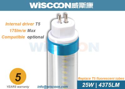 中国 T5 25ワットの調光可能な LEDの管は5フィートをホテル/スーパーマーケットのための130 Lm/Wつけます 販売のため