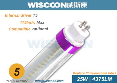 China Warm White T5 Fluorescent Lamp 175lm/W Efficiency For Hospital , Super Bright for sale