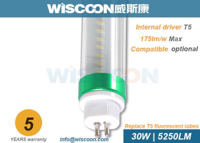 Cina Il piede neutrale G5 T5 LED di bianco 5 accende 30 W 140 Lm/W, giranti il tipo del cappuccio in vendita