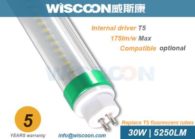 China Las luces llevadas los pernos del tubo del condensador G5 de Beryl substituyen Fluorescents 150 Lm/W para la biblioteca en venta