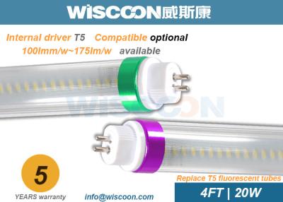 China luz del tubo fluorescente de 1500m m T 5, sala de estar que enciende los bulbos fluorescentes T5 160 Lm/W en venta