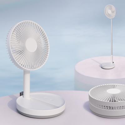 China Foldable  Newly Designed Foldable Wireless 3 Speed Adjustable Rotating Floor Fan Oscillating Portable Cooling Pedestal Desk Fan for sale