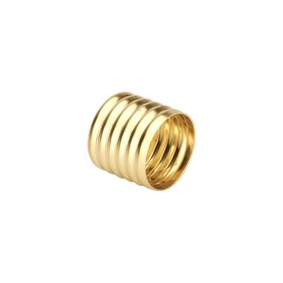 China OEM Metal Product Retail Copper Ferrule Brass Sleeve For Pipe for sale