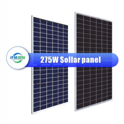 China Mono System Flexible Solar Panel 275w High Efficiency Solar PV Module (Semi Flexible) for sale