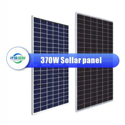 中国 Solar Power System Monocrystalline PV Solar Panel 370 Watt For Hybrid Solar System 販売のため