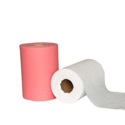 China Factory Supply Good Quality Anti-bacteria Direct Home Cleaning Disposable Nonwoven Cloth Cleaning Roll for sale