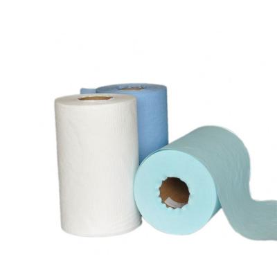 China Sustainable Wholesale Customized Multifunctional Nonwoven Fabric Industrial Cleaning Cloths Roll for sale