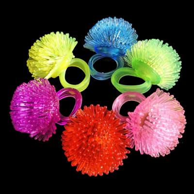 China TPR Gifts Light Up Toy LED Flashing Jelly Ring for sale