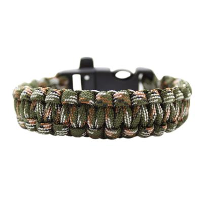 China FASHIONABLE Camouflage Wristband Paracord Clasp Camouflage Fans Military Bracelet for sale