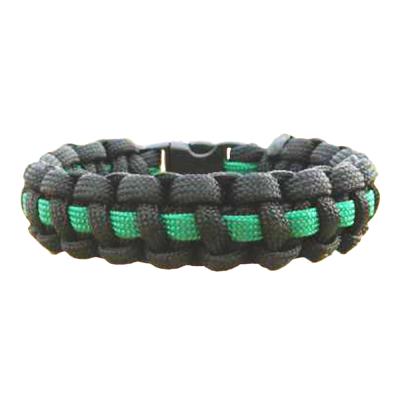 China FASHIONABLE Green Line Paracord Survival Thin Bracelet for sale