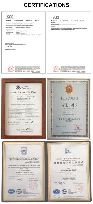 All Certificates - changzhou refine flag co.,ltd