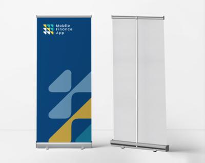 China Advertentie Aluminium materiaal Outdoor Banner Display Roll Up Banner Stand Te koop