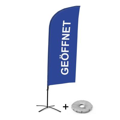 China Promotional Beach Flag Custom Printed Outdoor Advertising Feather Flag for sale