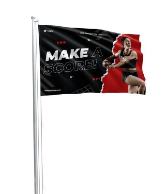 China 3x5ft New Custom Polyester Full Color Banners Sinais Para Eventos Indoor Outdoor Festas de Varejo Publicidade Promocional Bandeira Bandeira à venda