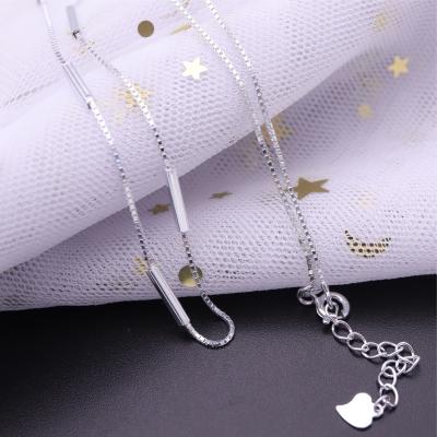 China CLASSIC SayYes 925 Sterling Silver Jewelry Clavicle Chain Silver Plated For Women for sale