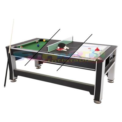 China Billiards game indoor luxurious ping pong table foosball combo table game for sale pool table air hockey for sale