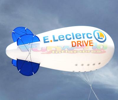 China Hot Selling Customized 0.18mm PVC Printing PVC Waterproof Helium Balloon Inflatable Sky Blimp For Advertising for sale