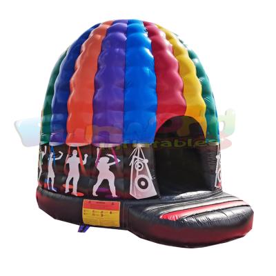 China Outdoor Entertainment Factory Manufacture Diverse Kids Outdoor Inflatable Entertainment Disco Bouncy Castle for sale