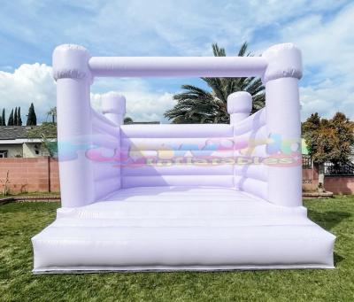 China Home Outdoor Inflatable Wedding Jumper Jumper Wedding Moonwalk Party Pastel Color Pastel Color Entertainment Bouncy Castle for sale